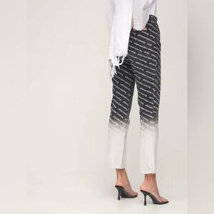 Alexander Wang gradient logo jeans size 24